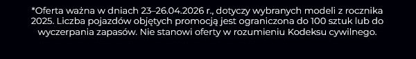 JAC. Poznań Motor Show. Tylko 23-26.04