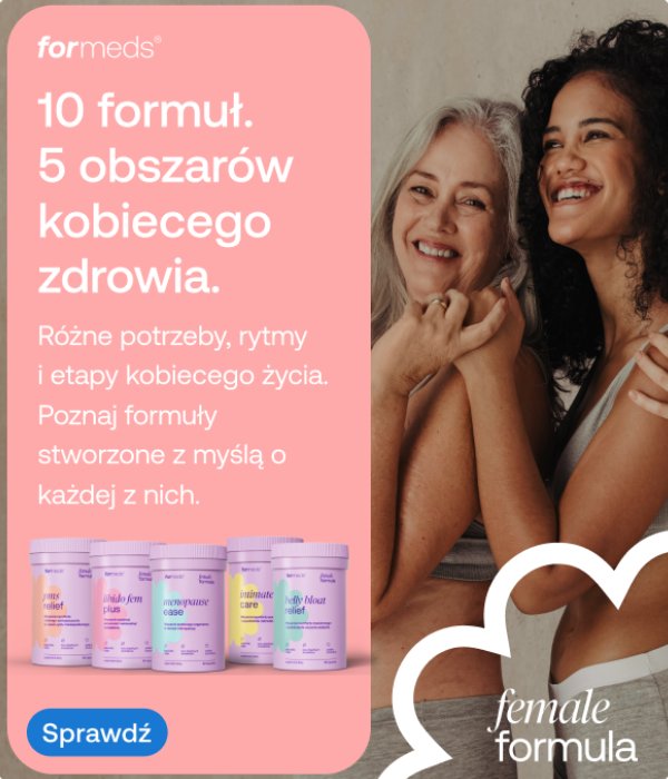 female formula od formeds - 10 formuł, 5 obszarów kobiecego zdrowia. Sprawdź