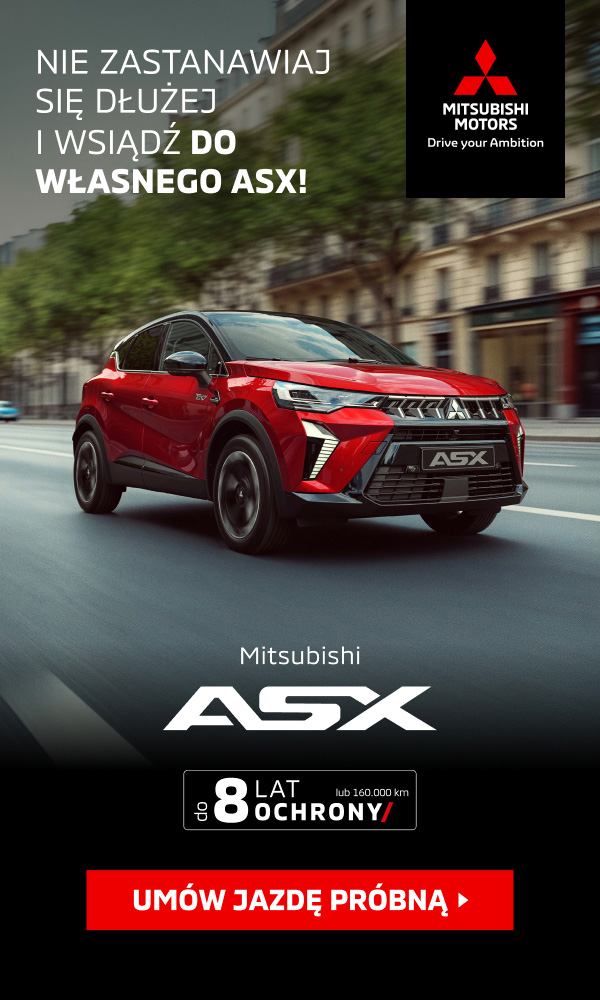Mitsubishi ASX. Umów jazdę próbną.