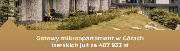 Juz za 407 933zl gotowy mikroapartament