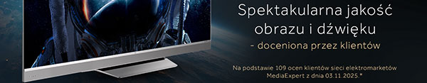 Spektakularna jakość obrazu i dźwięku - doceniona przez klientów