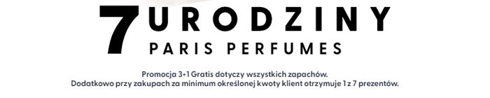 7 urodziny Paris Perfumes