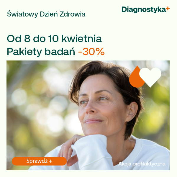 -30% na pakiety badań z kodem ZDROWIE2026