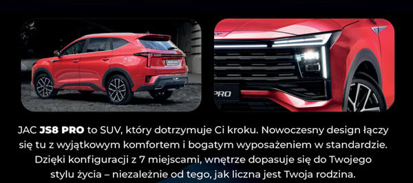 JAC. Poznań Motor Show. Tylko 23-26.04