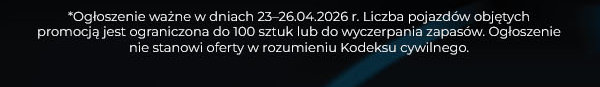 JAC. Poznań Motor Show. Tylko 23-26.04