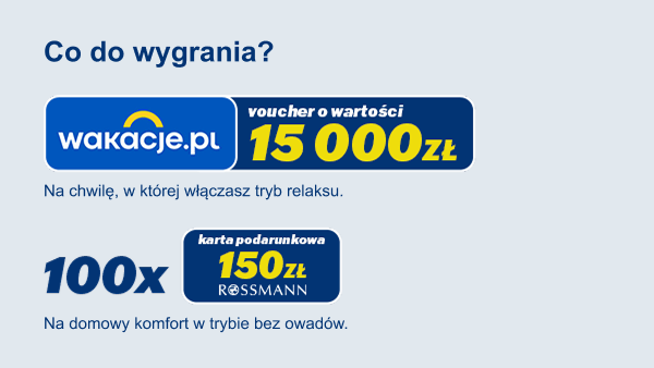 Do wygrania, wakacje.pl, 100x150zl