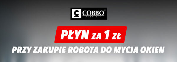 PŁYN za 1 zł PRZY ZAKUPIE ROBOTA DO MYCIA OKIEN.