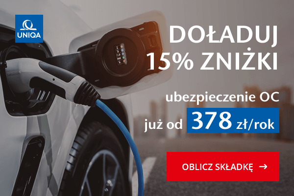 Doładuj 15% zniżki. Ubezpieczenie OC już od 321zł.